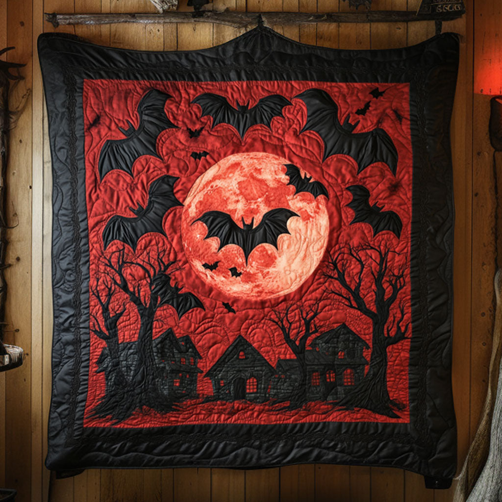 Blood Haunted Village WY2008016CL Quilt