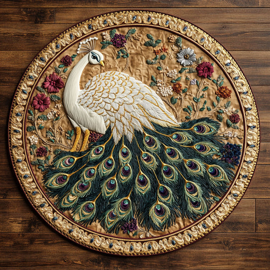 Peacock Gardenlight WN1106074CL Quilted Round Mat
