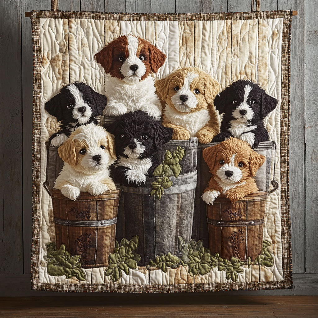 Puppy Parade CW2805542CL Quilt