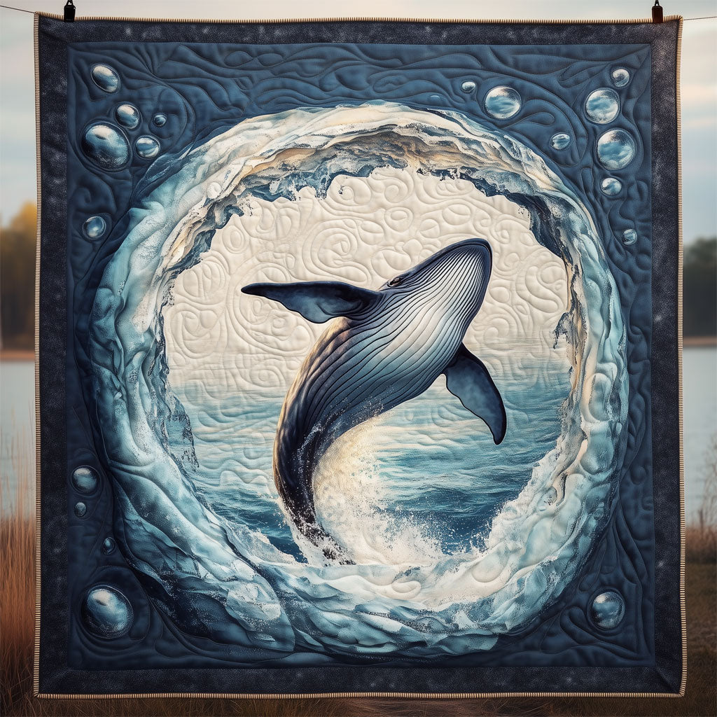 Whale Spouting Water LT1809059CL Quilt