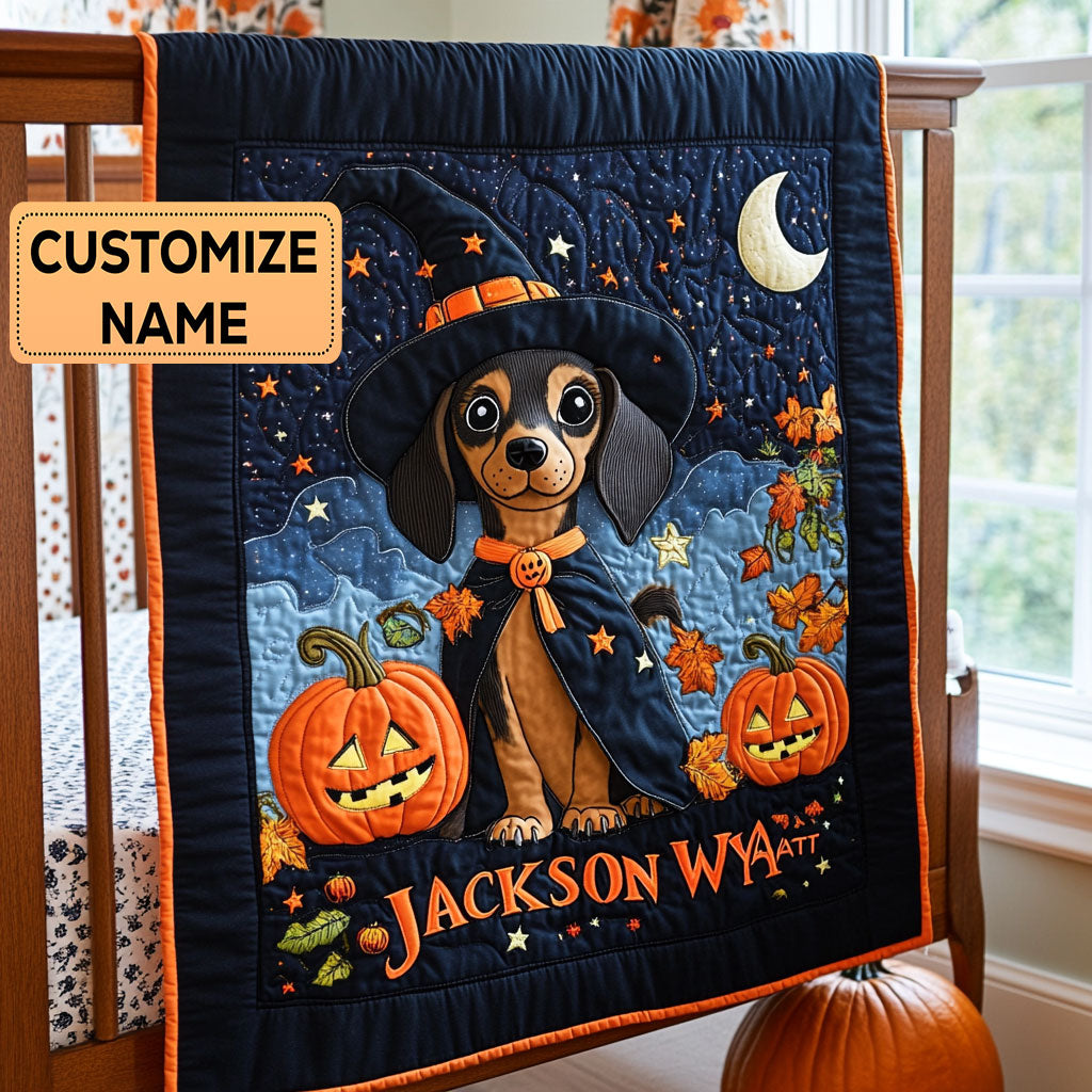 Midnight Tail CP3007009CL Personalized Baby Quilt