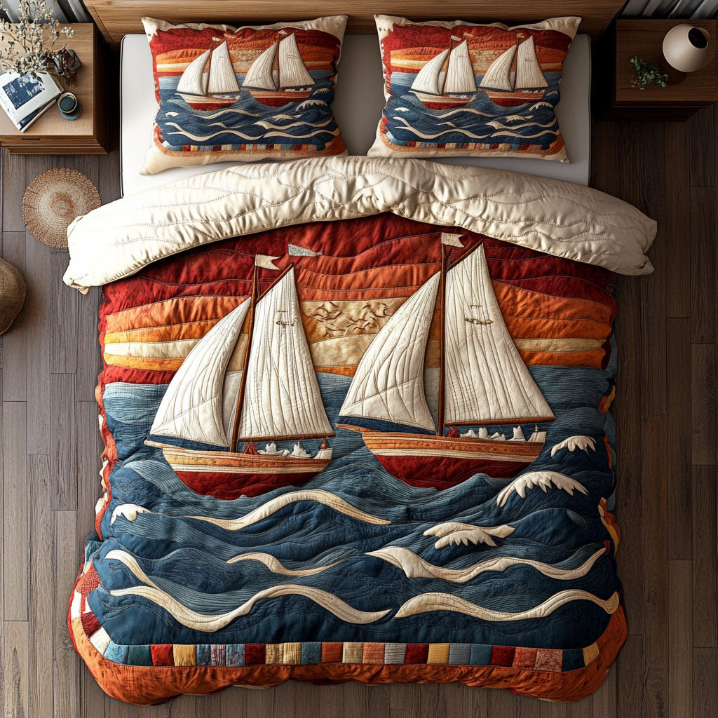 Vintage Sail CP2409059CL Duvet Cover Set