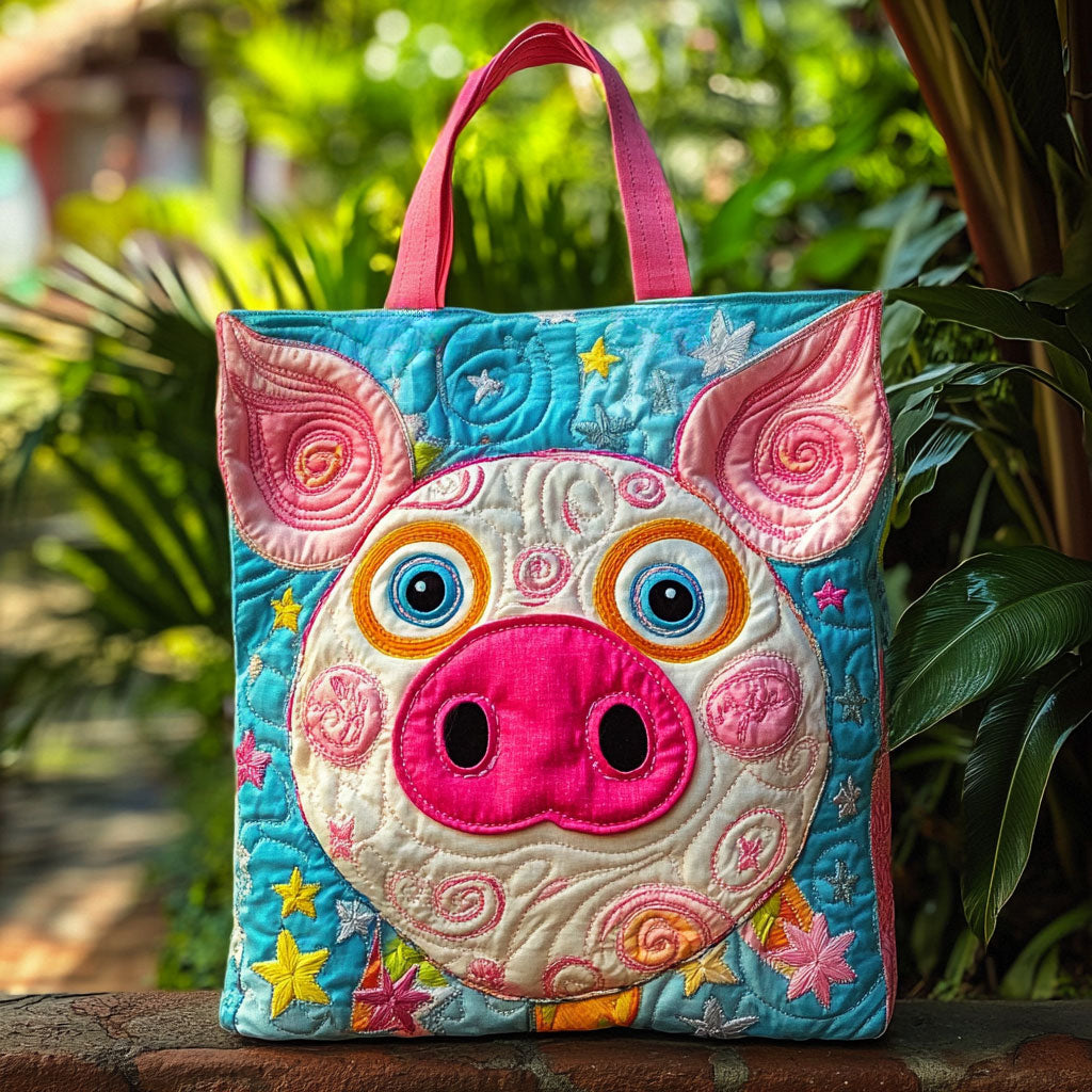 Shiny Pig WN0110048CL Quilted Tote Bag