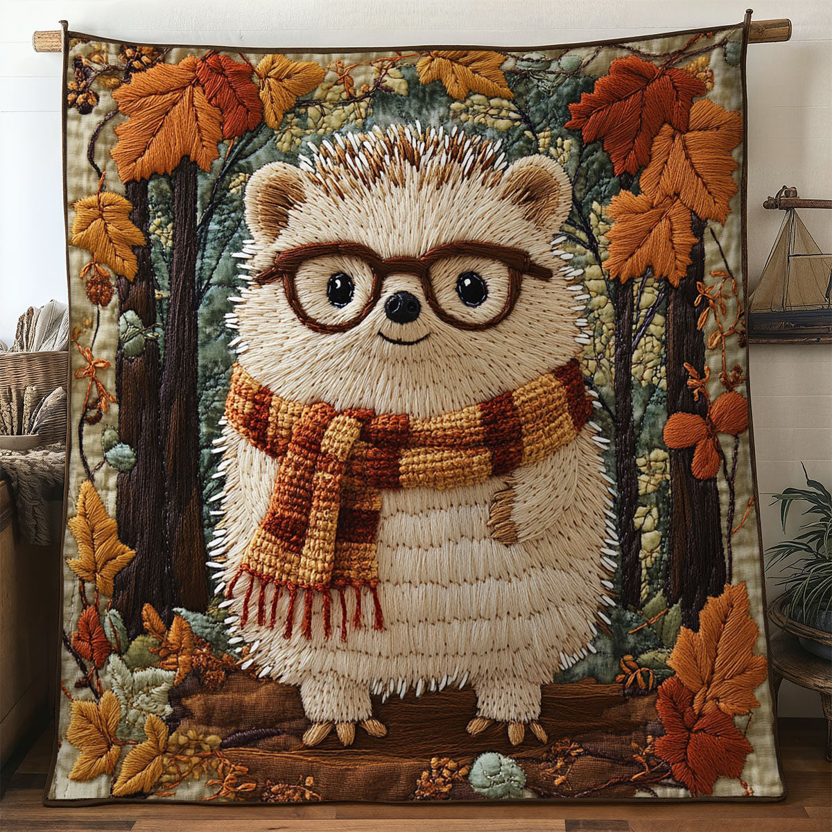 Hedgehog Cozy WN2905026CL Quilt