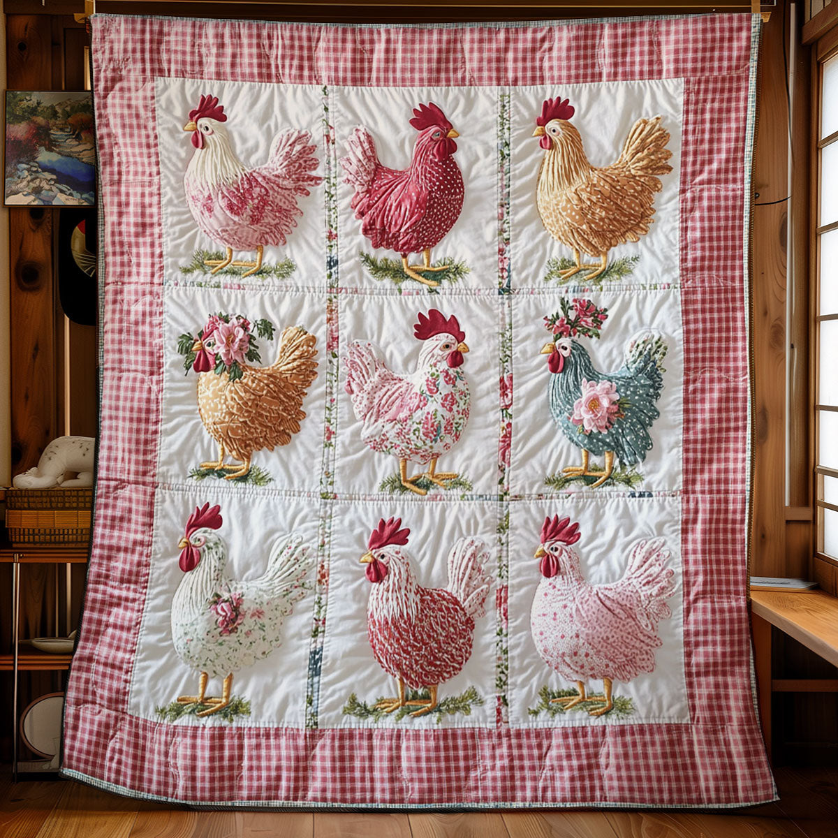 Hen Lover WY2101059CL Quilt