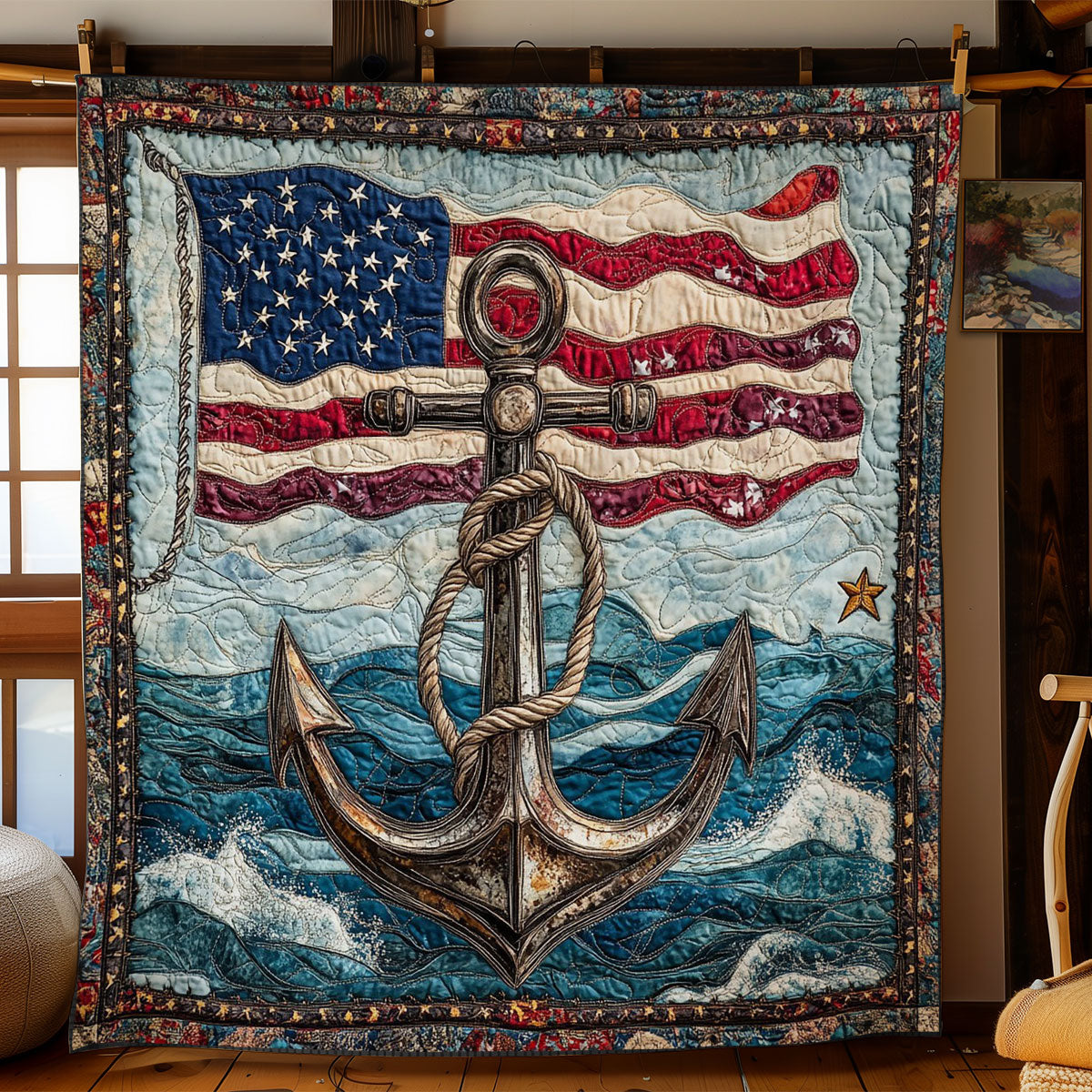 Anchor In The Storm WN0906023CL Quilt