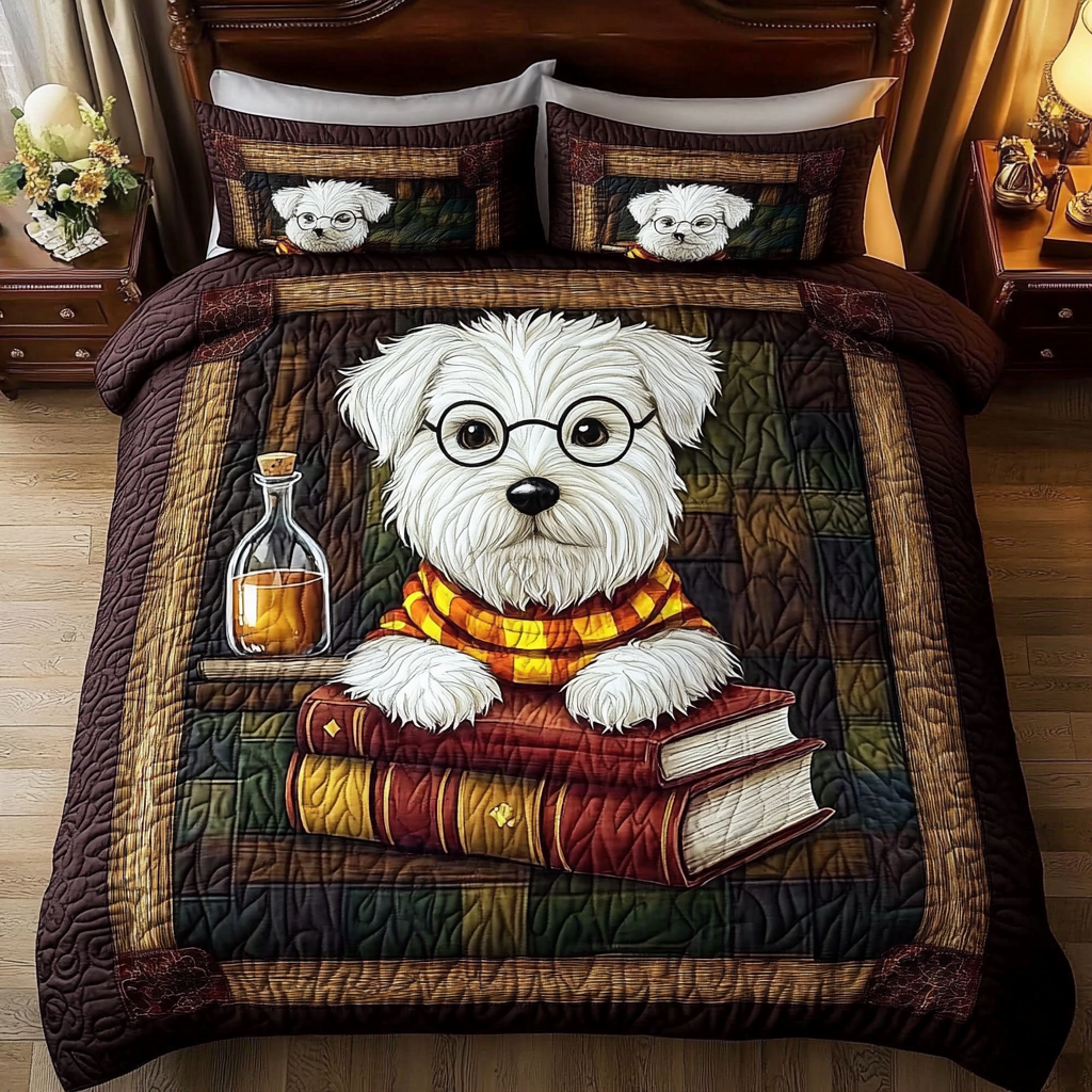 Little Wizard Terrier WY0801109CL Duvet Cover Set