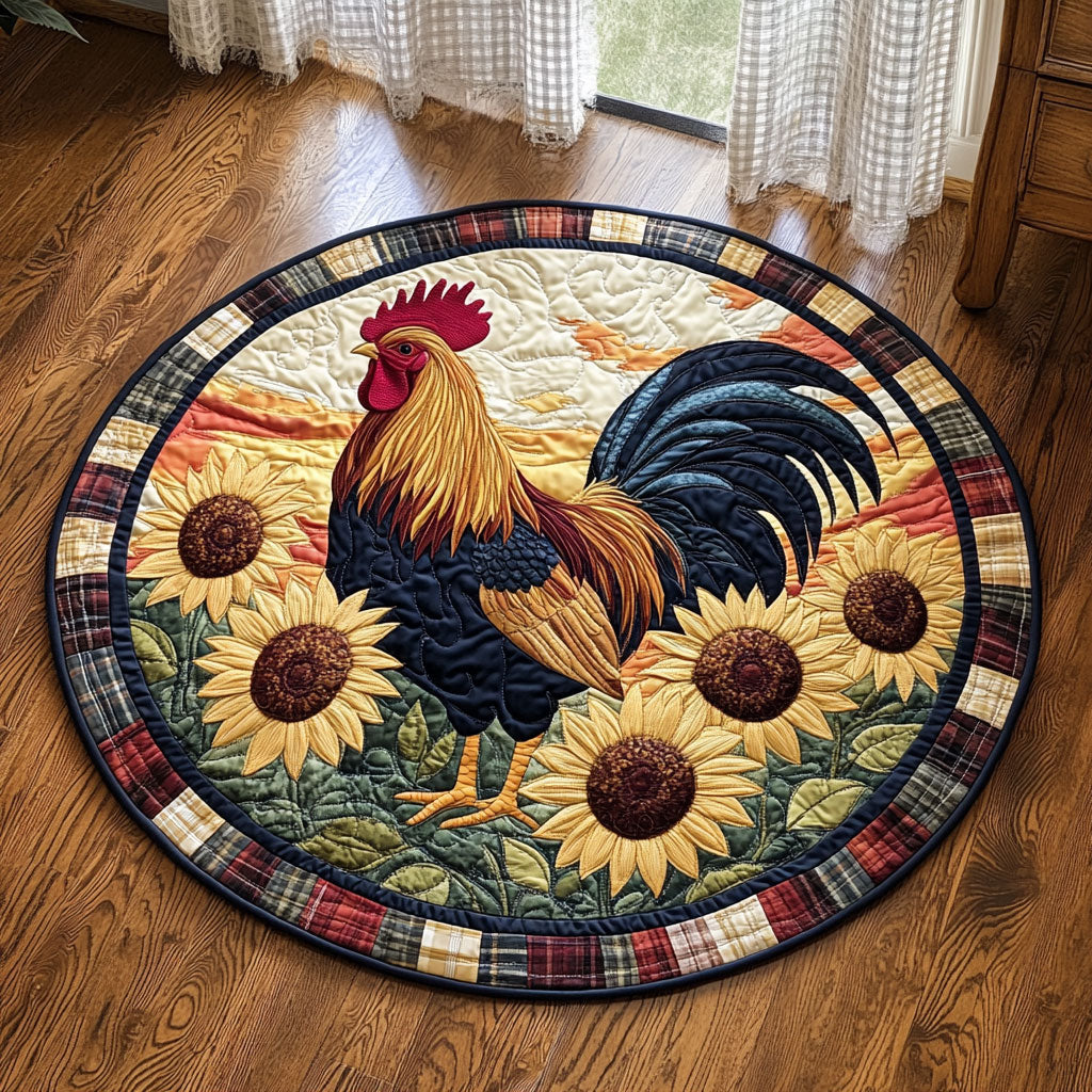 Meadow Glory CP0810021CL Quilted Round Mat