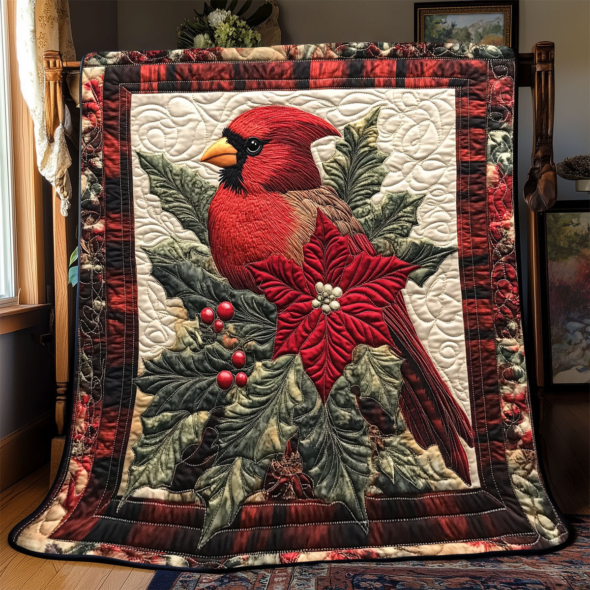 Elegant Cardinal WX0303069CL Quilt