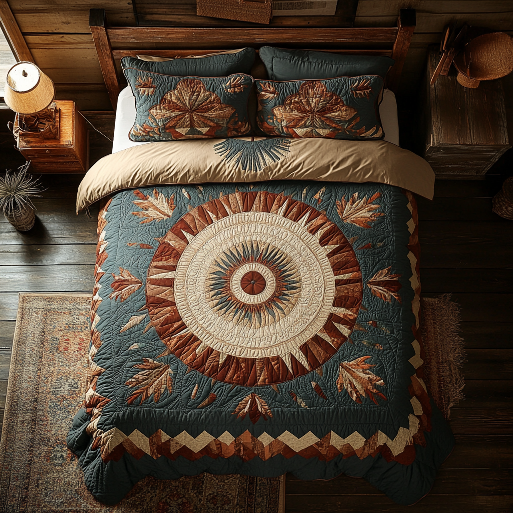 Feathered Compass YR2201039CL Duvet Cover Set