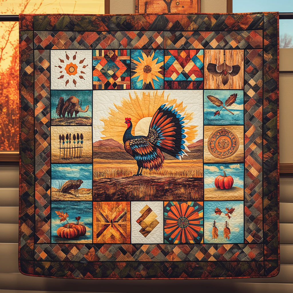 Feathers Of Fall WJ0708058CL Quilt