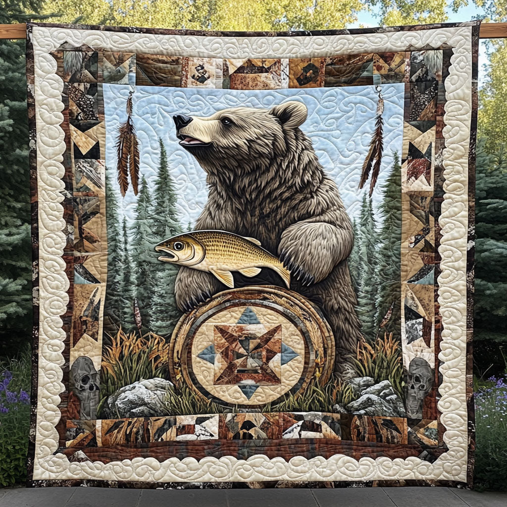 Native American Bear WY1308005CL Quilt