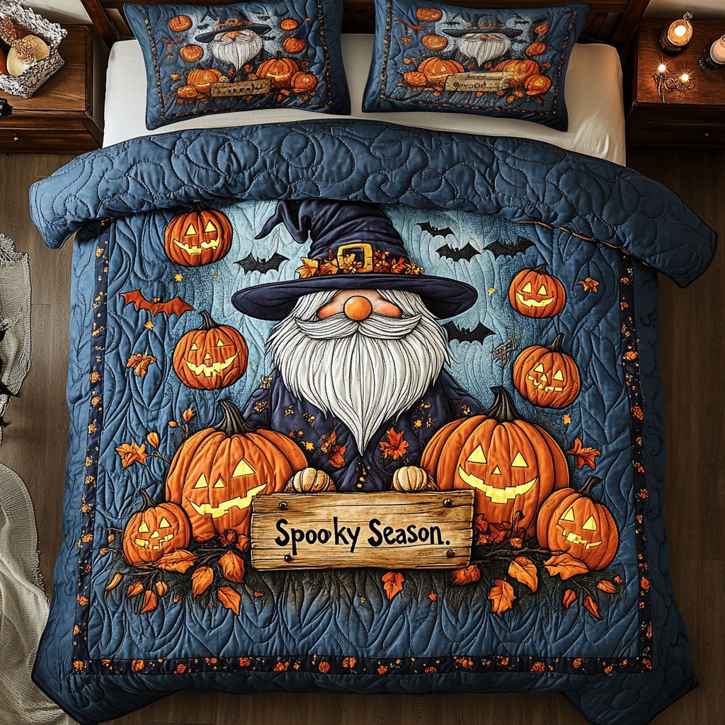 Pumpkin Gnomefest WN1507067CL Duvet Cover Set