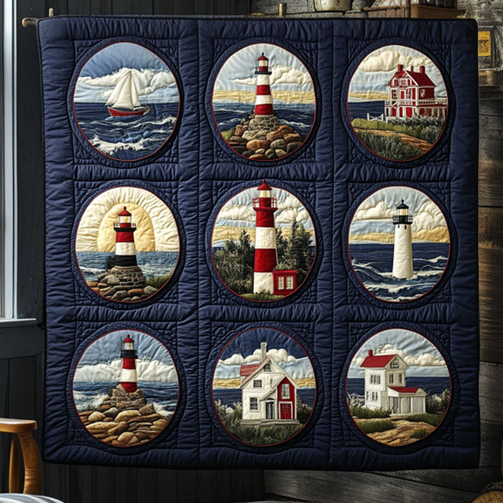 Circle Sea Lighthouse WY0508042CL Quilt