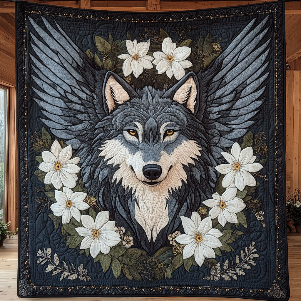 Brave Wolf Warrior CW1806003CL Quilt
