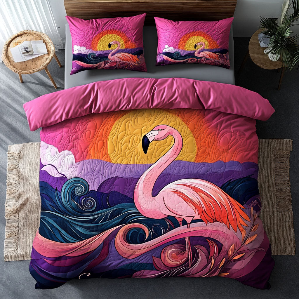 Flamingo Gorgeous Sunset WU1102030CL Duvet Cover Set