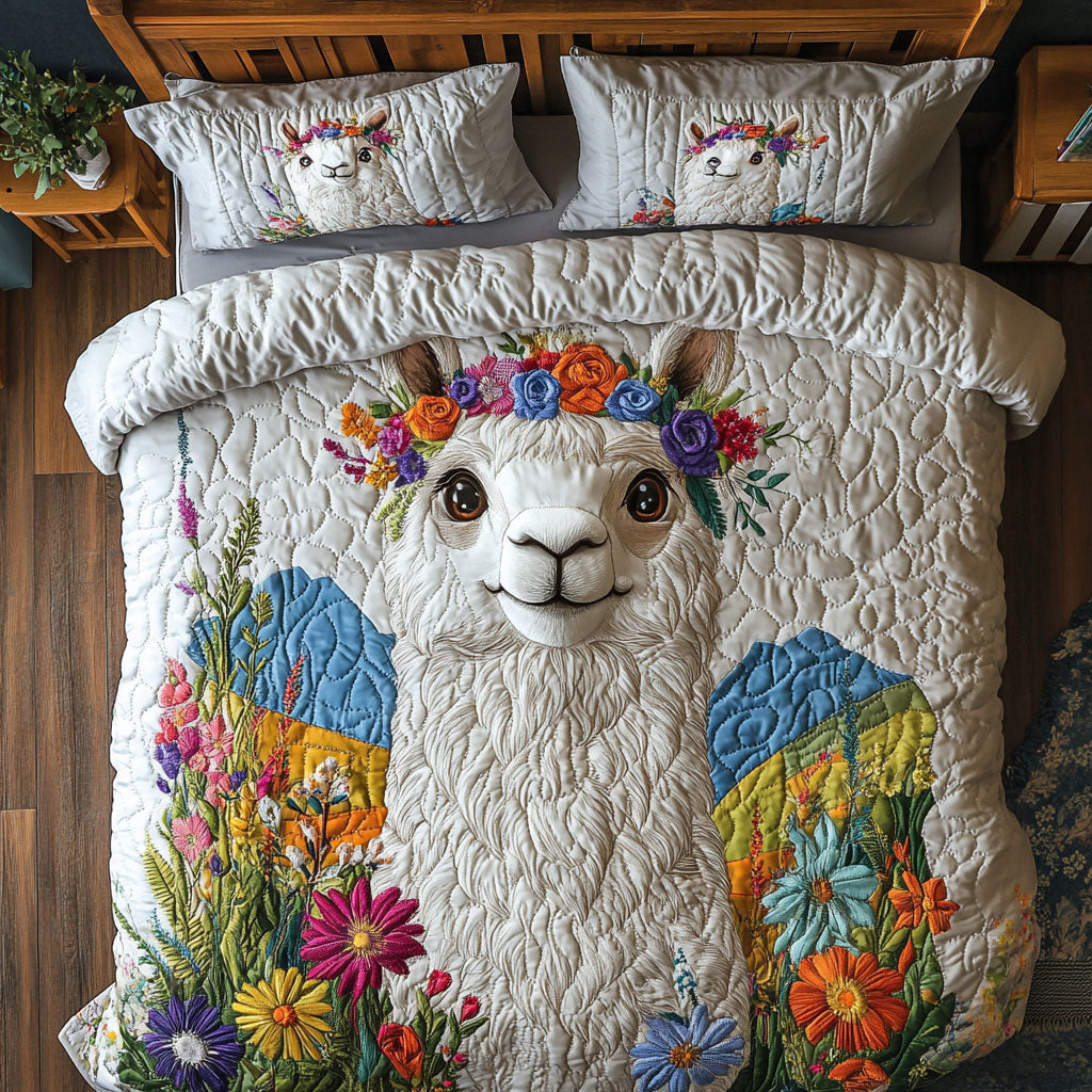 Floral Alpaca WX1403082CL Duvet Cover Set