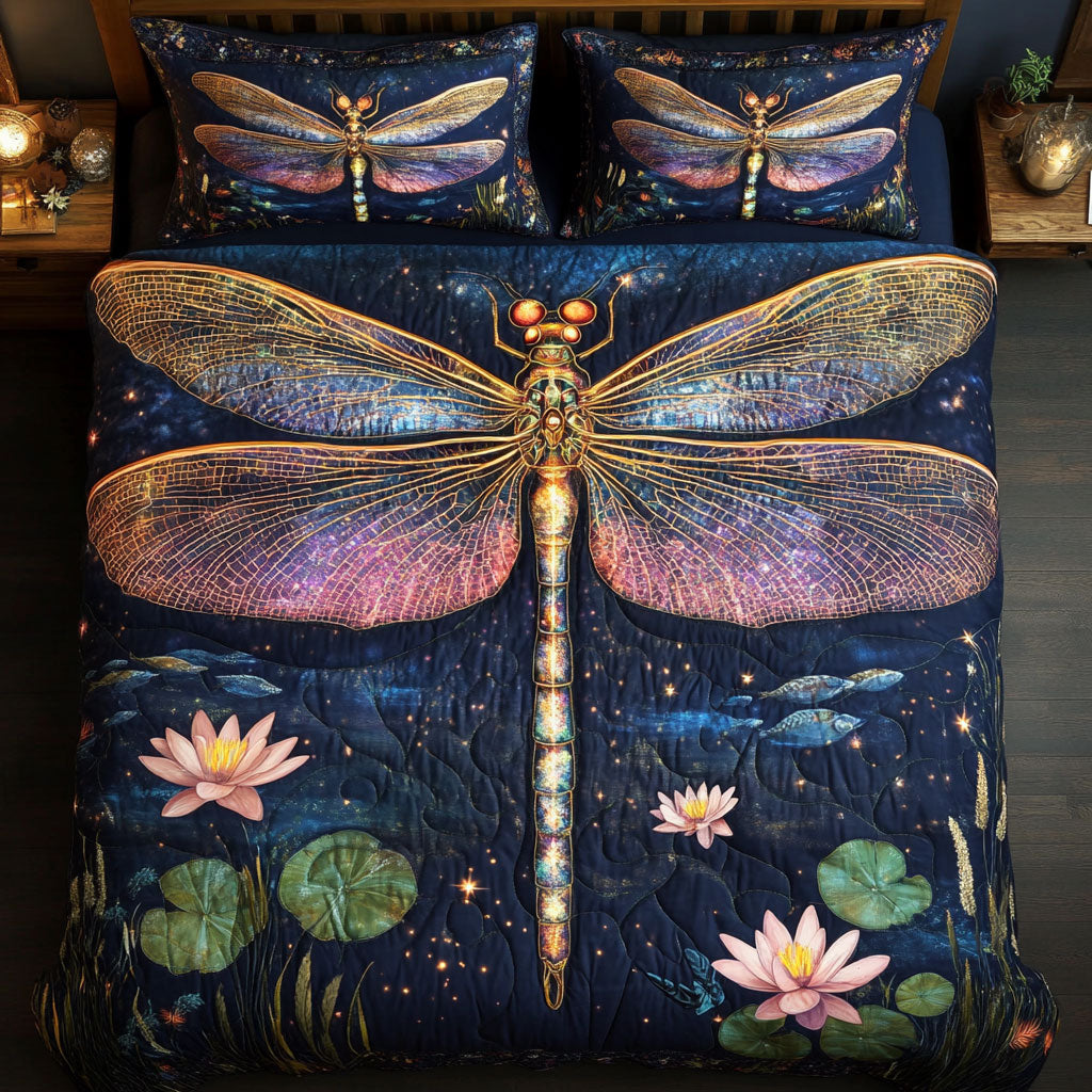 Floral Dragonfly WX2403020CL Duvet Cover Set