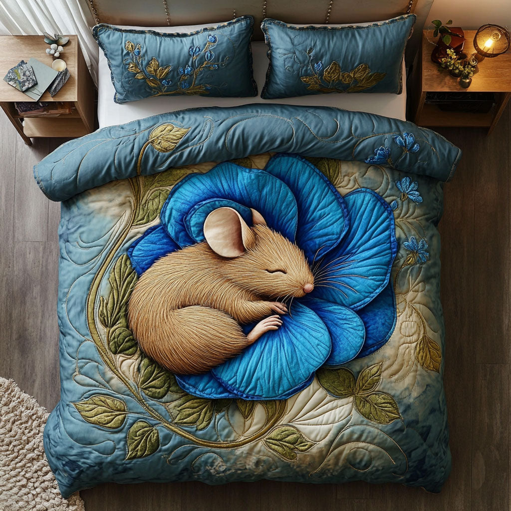 Floral Mouse WX1703126CL Duvet Cover Set