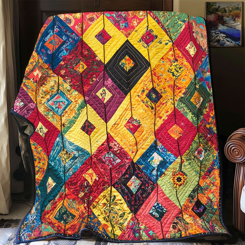 Floral Patchwork WU2012004CL Quilt