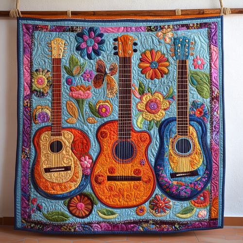 Guitar Garden Harmony YR2101021CL Quilt
