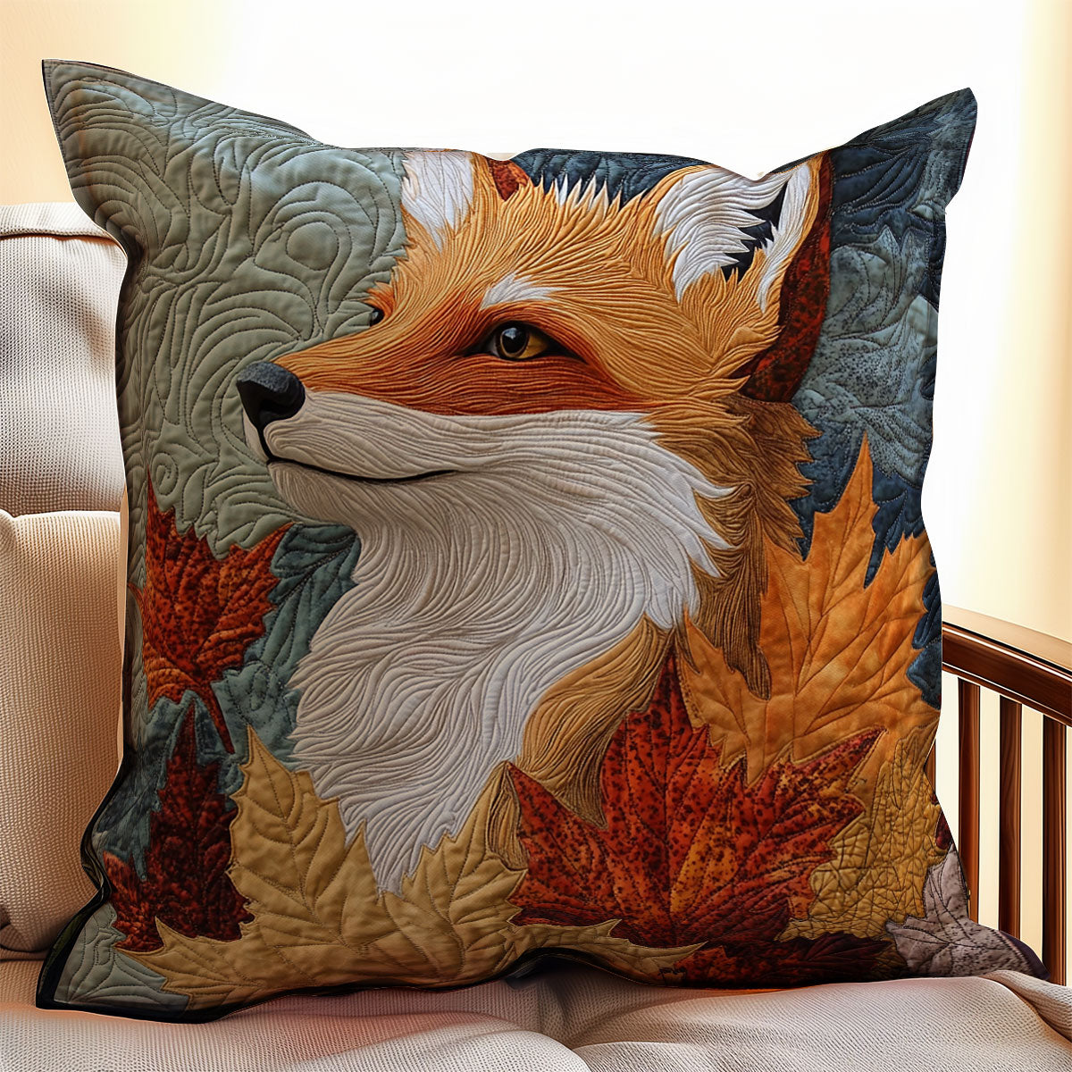 Fox Cozy WX0303129CL Quilt Pillow Case