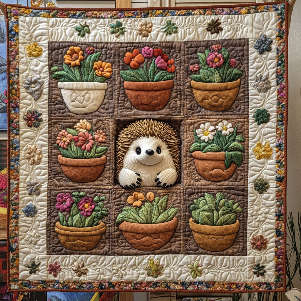 Fuzzy Flower Friends WY0808050CL Quilt