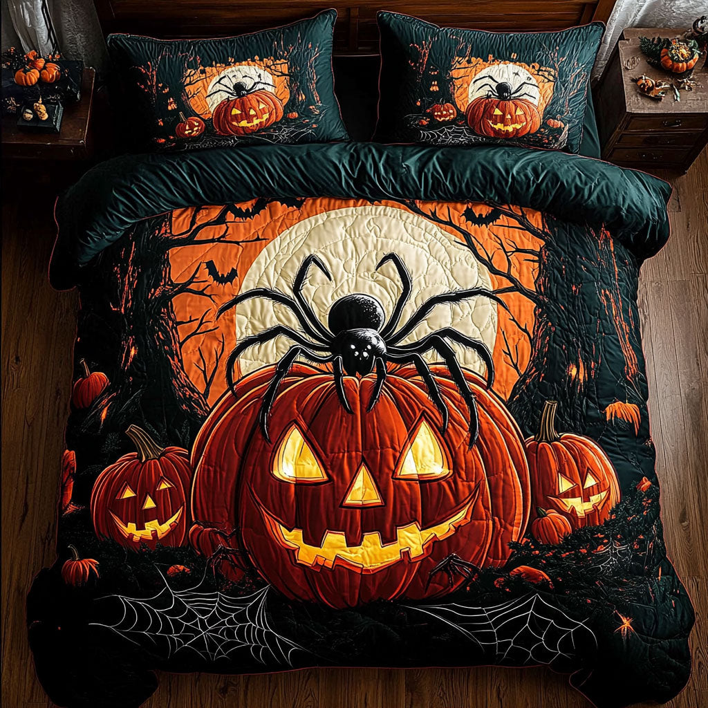 Giant Spider Halloween WY0708029CL Duvet Cover Set