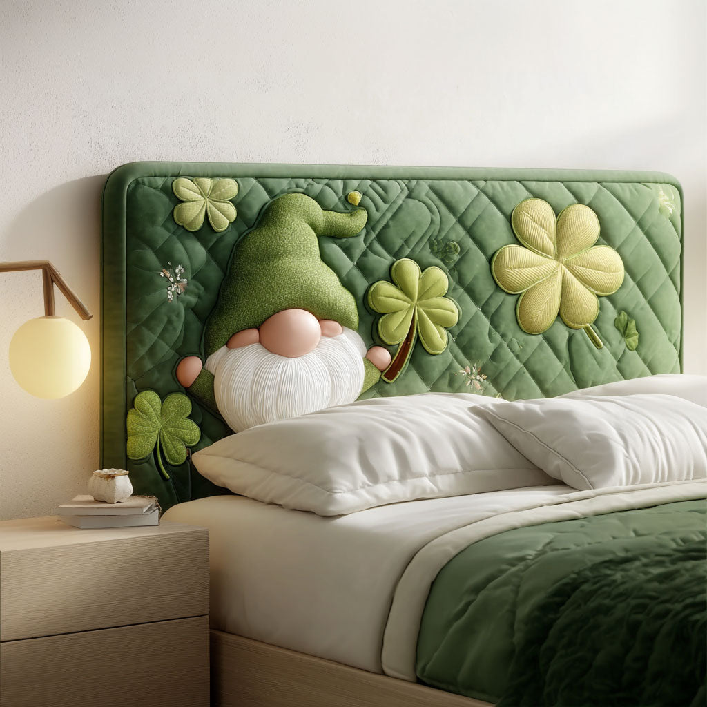 Gnome Clover WJ0501044CL Quilted Headboard Slipcover