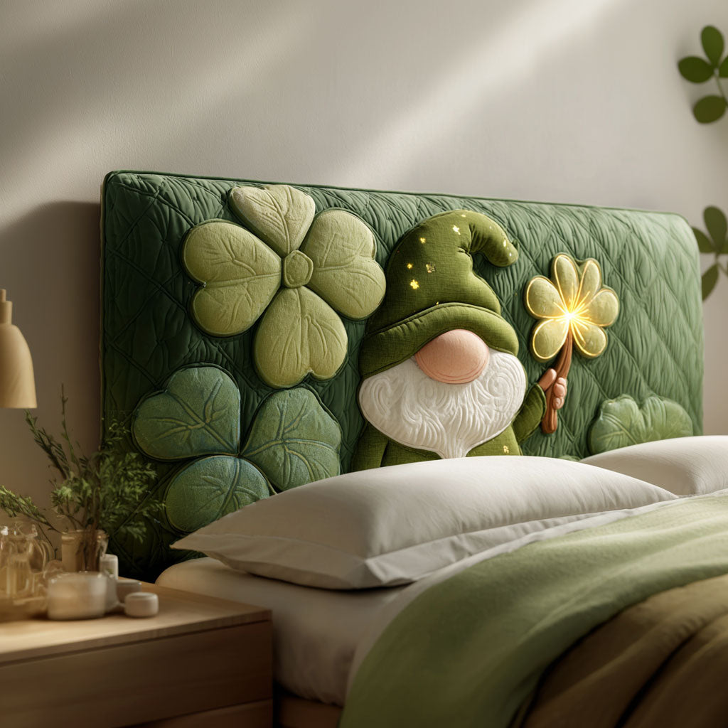 Gnome Cloverpatch WJ0501045CL Quilted Headboard Slipcover