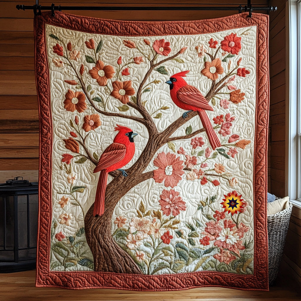 Gorgeous Cardinal WU1912001CL Quilt