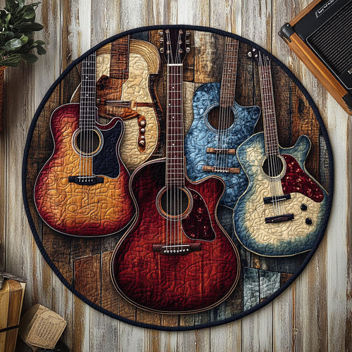 Guitar Array WU2103128CL Quilted Round Mat