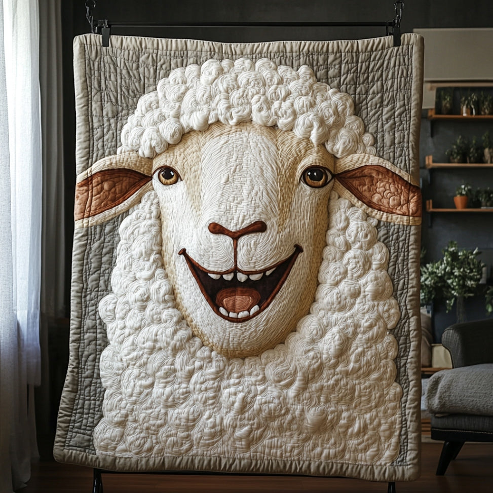Happy Sheep WU2612058CL Quilt