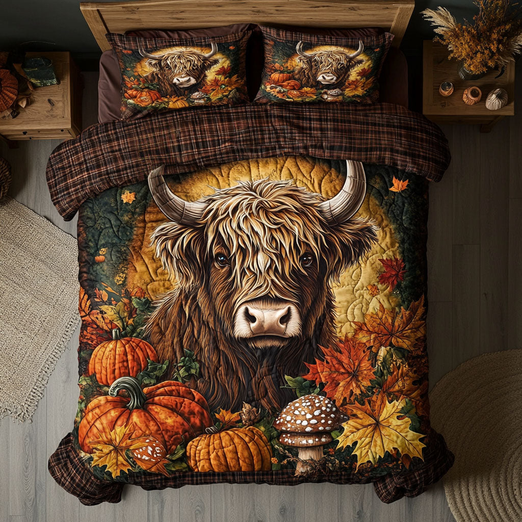 Highland Cow Moo WU1102076CL Duvet Cover Set