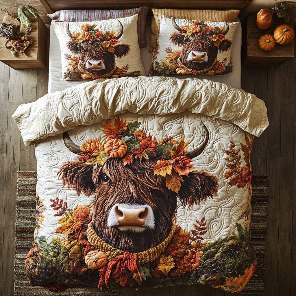 Highland Cow Moo WU1302021CL Duvet Cover Set