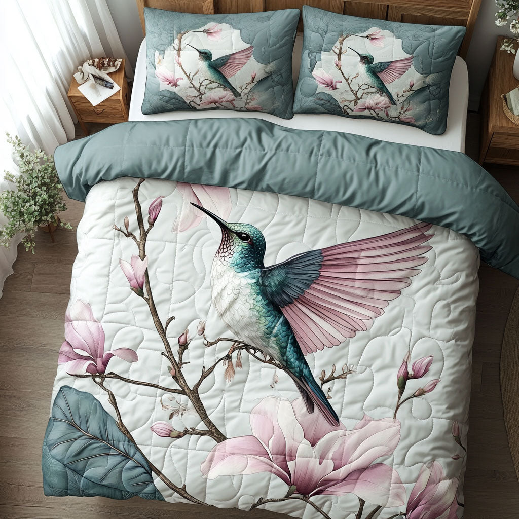 Hummingbird Harmony In Bloom WU0603006CL Duvet Cover Set