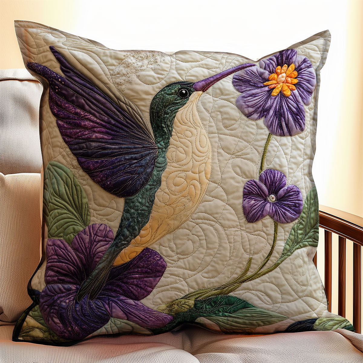 Hummingbird WX2203071CL Quilt Pillow Case