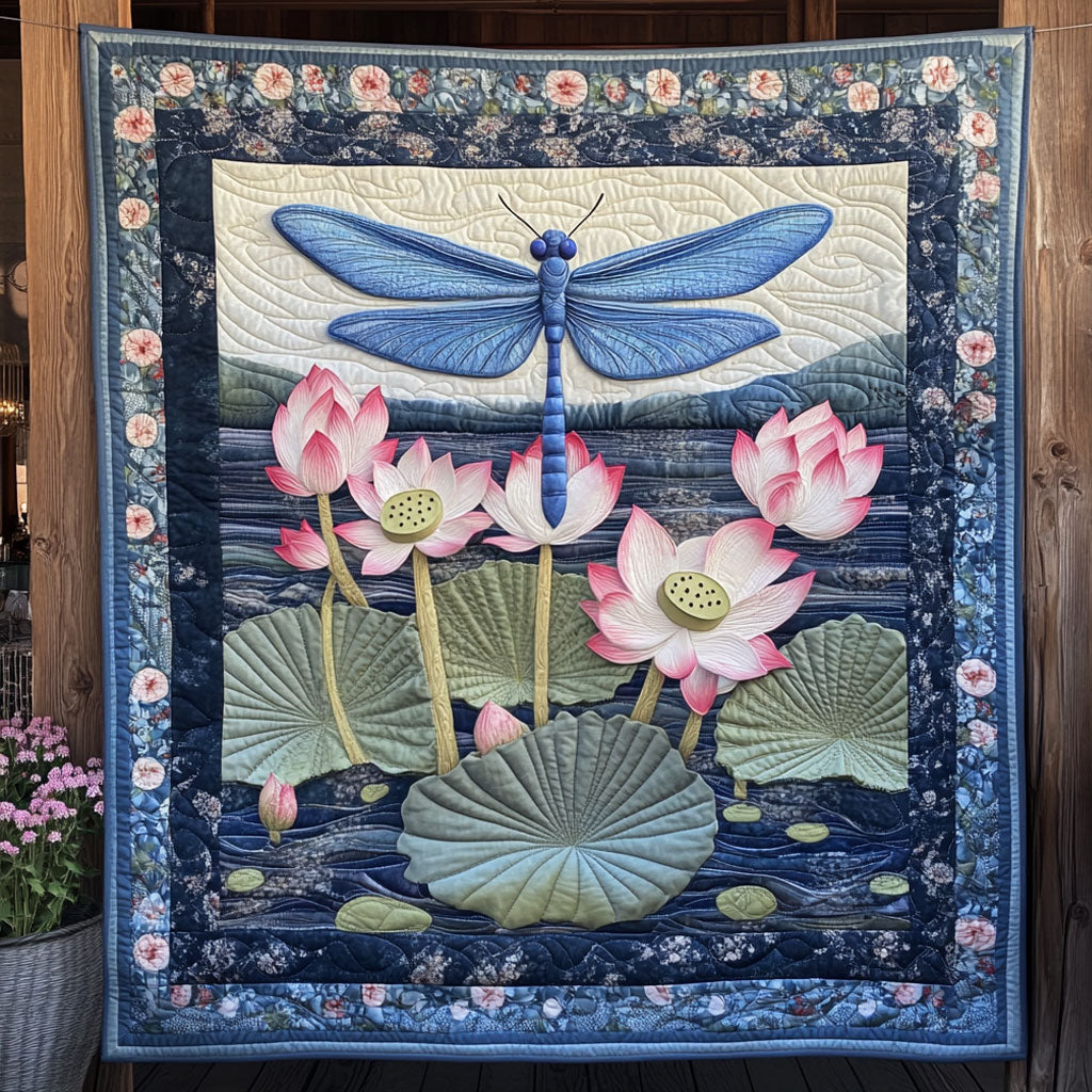 Lotus Pond Guardian CP2406039CL Quilt