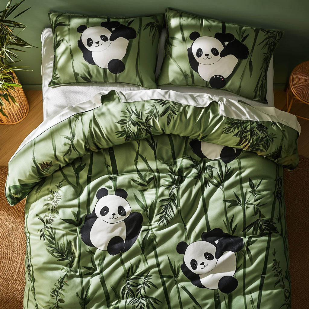 Lovely Panda WU1002037CL Duvet Cover Set
