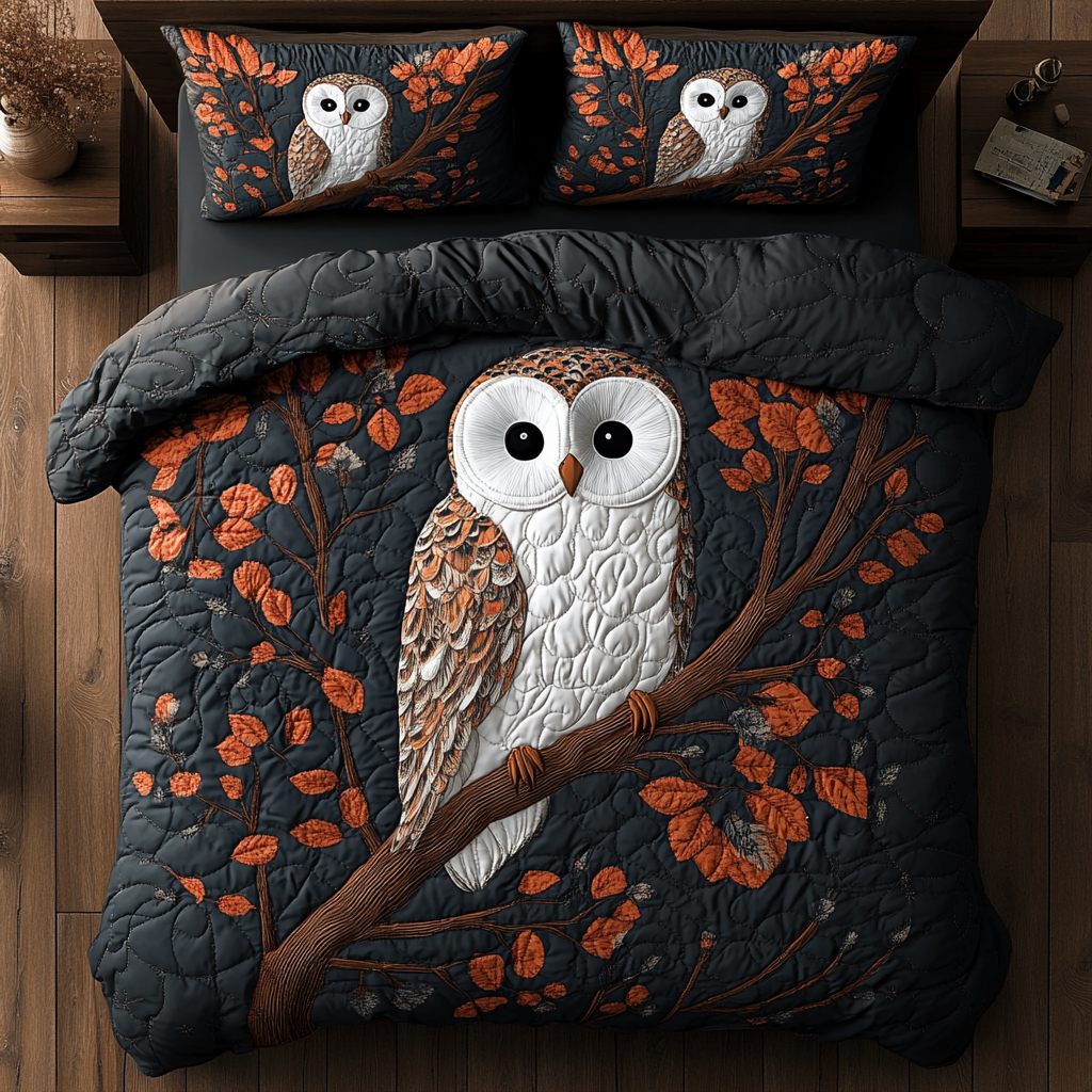 Midnight Owl XR2702001CL Duvet Cover Set