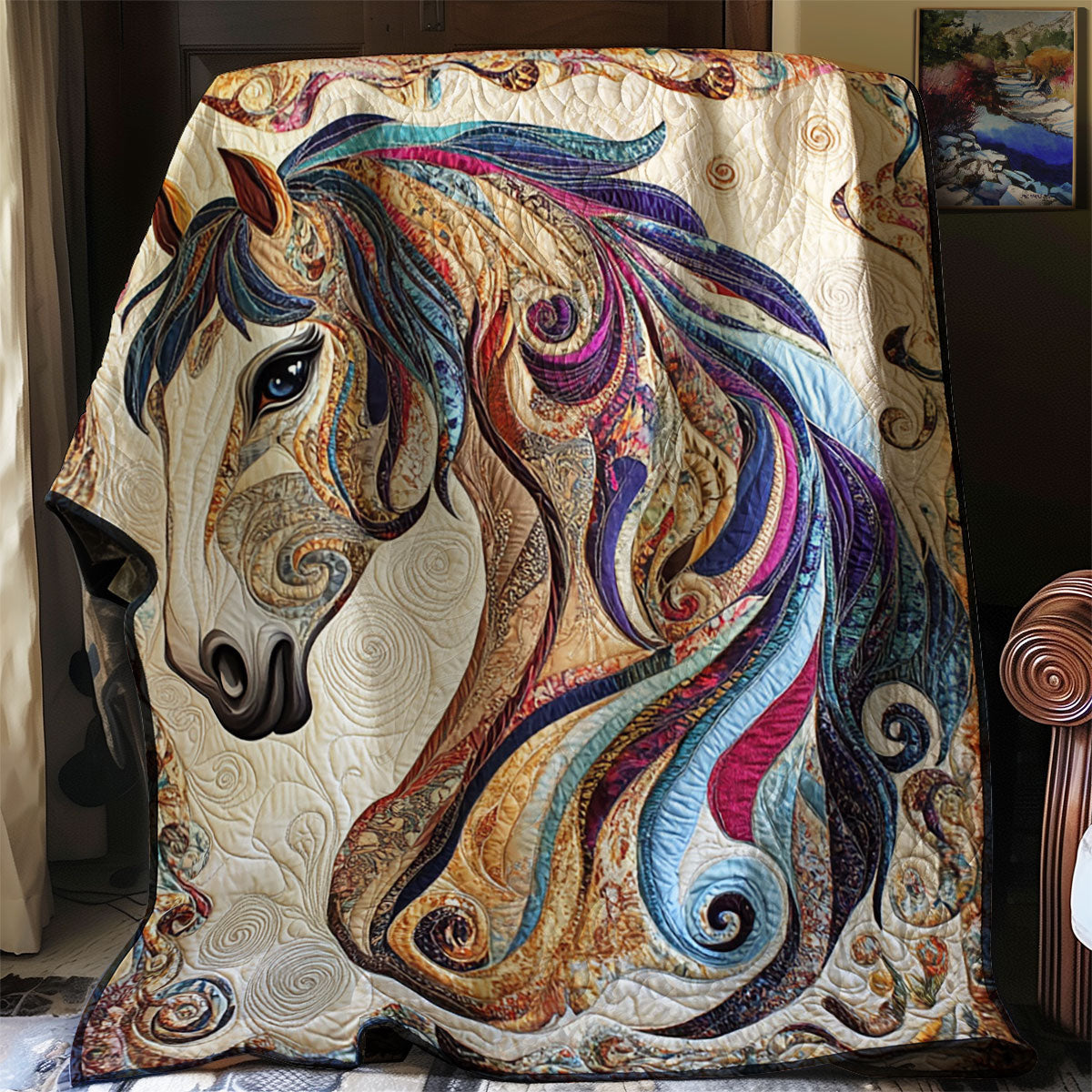 Artistic Horse WJ2003006CL Quilt