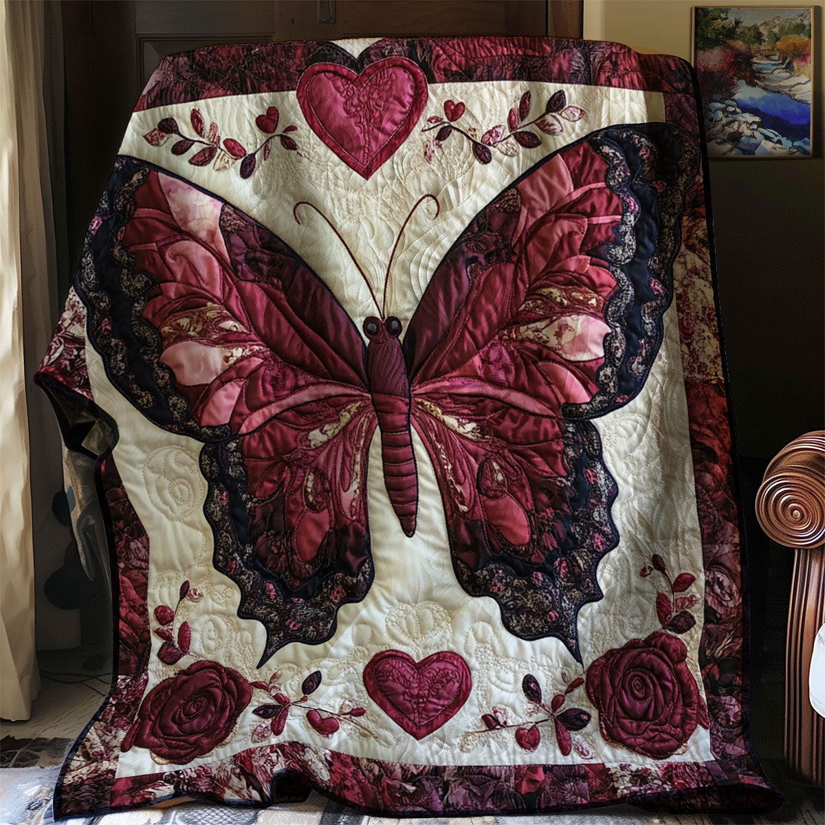 Butterfly Embrace WJ1402004CL Quilt