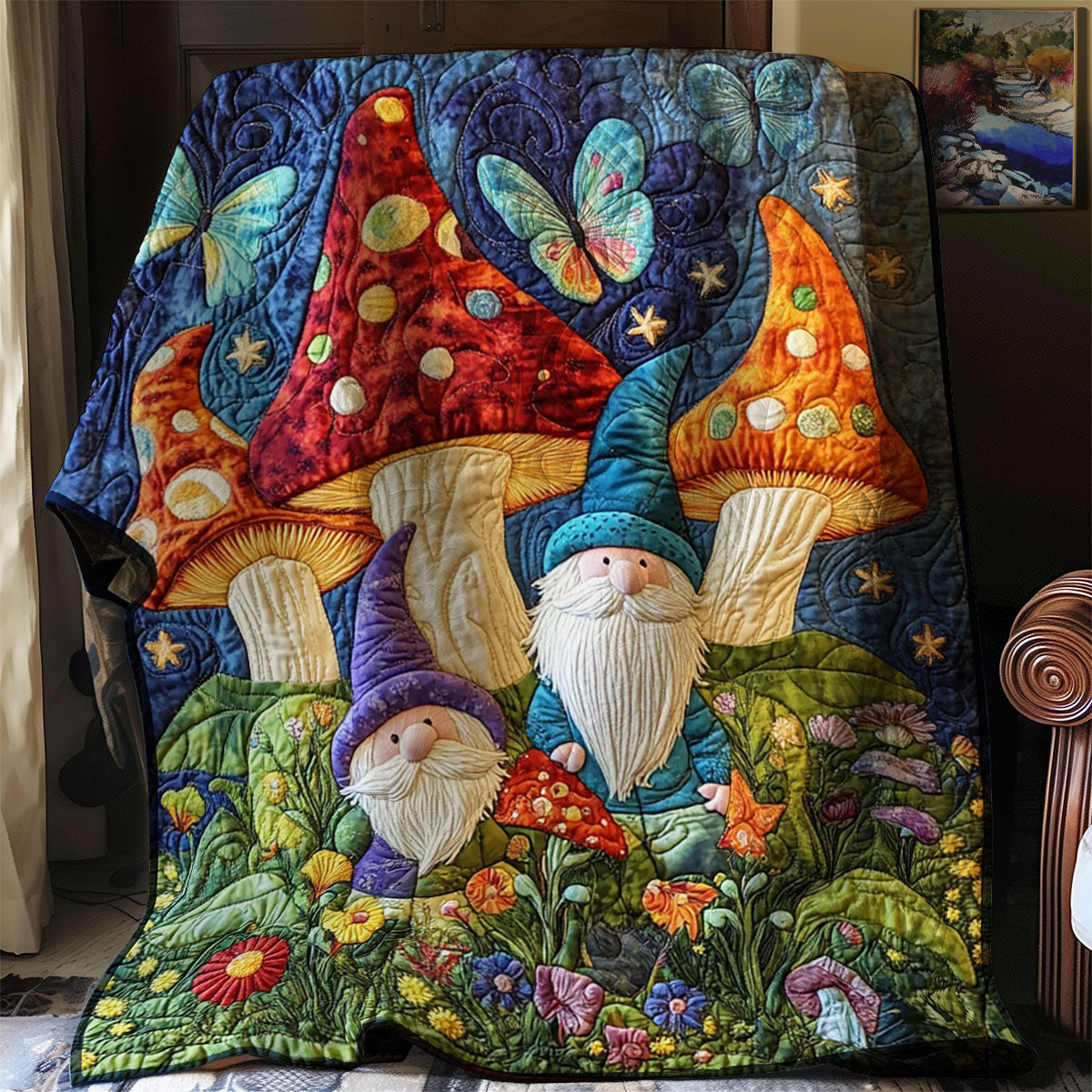 Gnome Wonderland WJ2103009CL Quilt