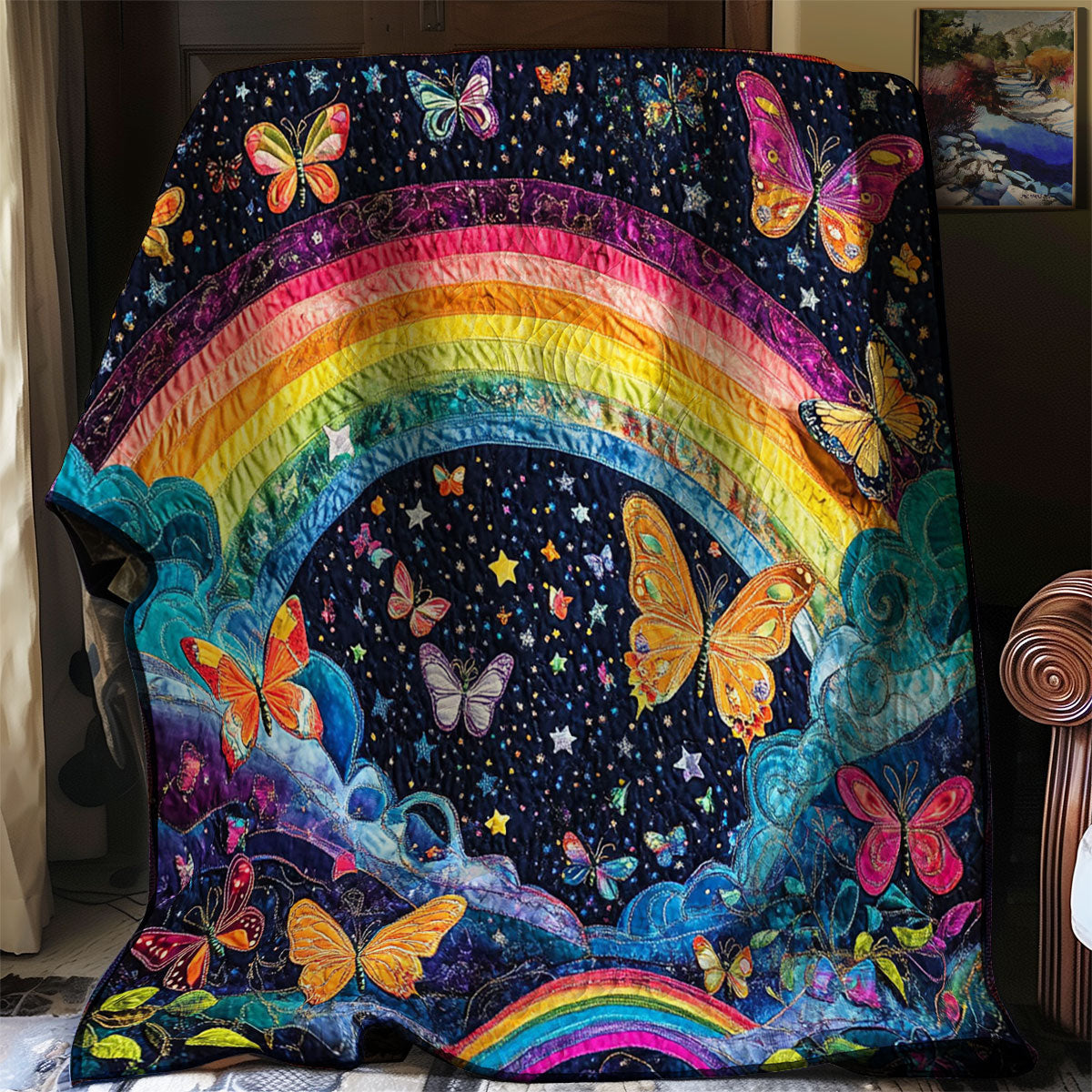 Rainbow Wings WJ1203026CL Quilt