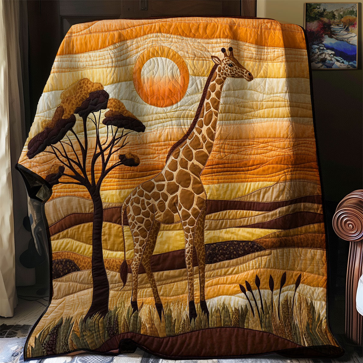 Savannah Giraffe WJ1903028CL Quilt