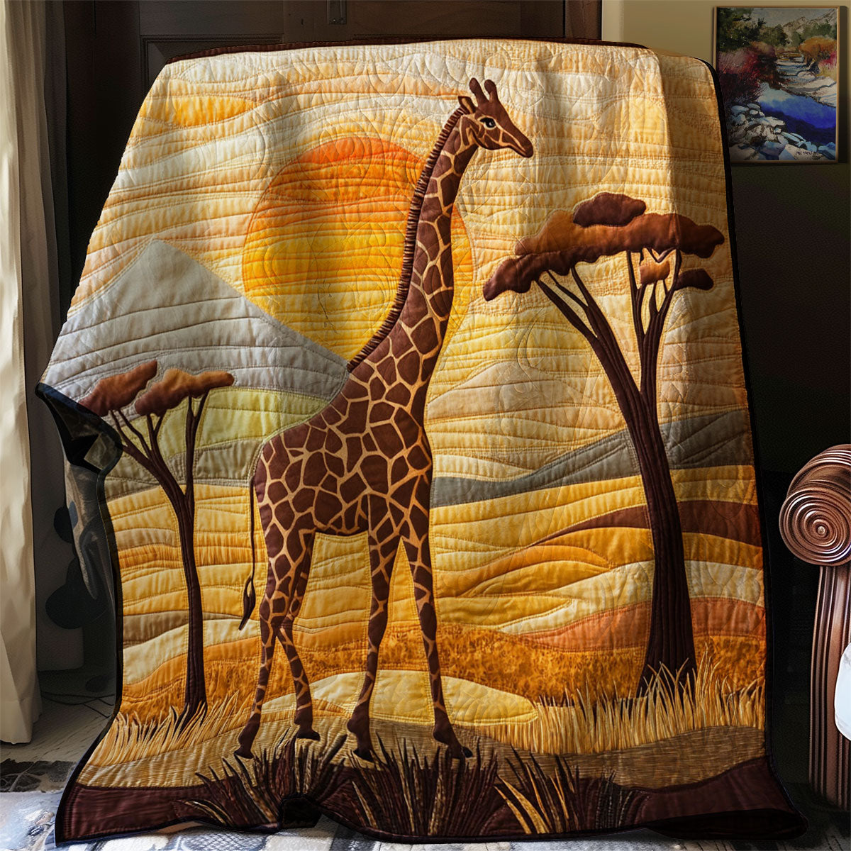 Savannah Giraffe WJ2203023CL Quilt
