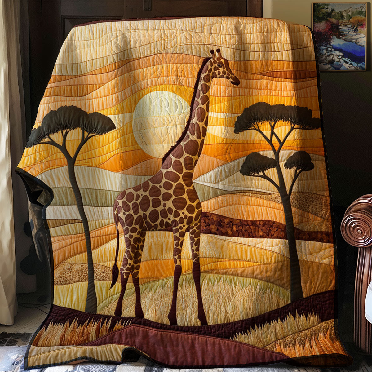 Savannah Giraffe WJ2203024CL Quilt
