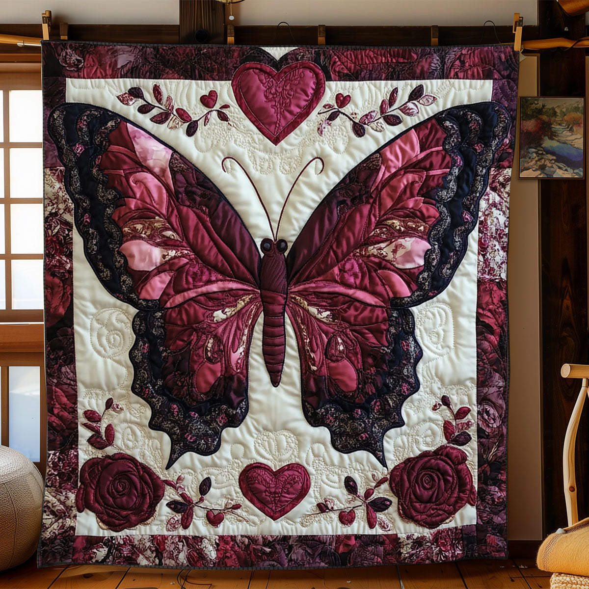 Butterfly Embrace WJ1402004CL Quilt