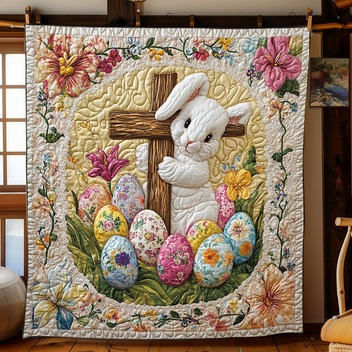 Easter Blessing WJ1302008CL Quilt