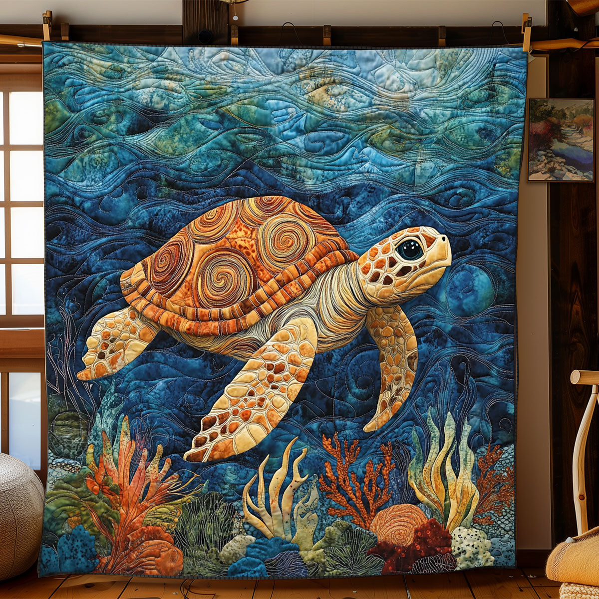 Sea Turtle WJ2103024CL Quilt